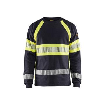 langarmshirt mit inhärenter flammhemmung