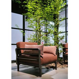 NARDI outdoor Fauteuil de jardin Maximo marron rouge  