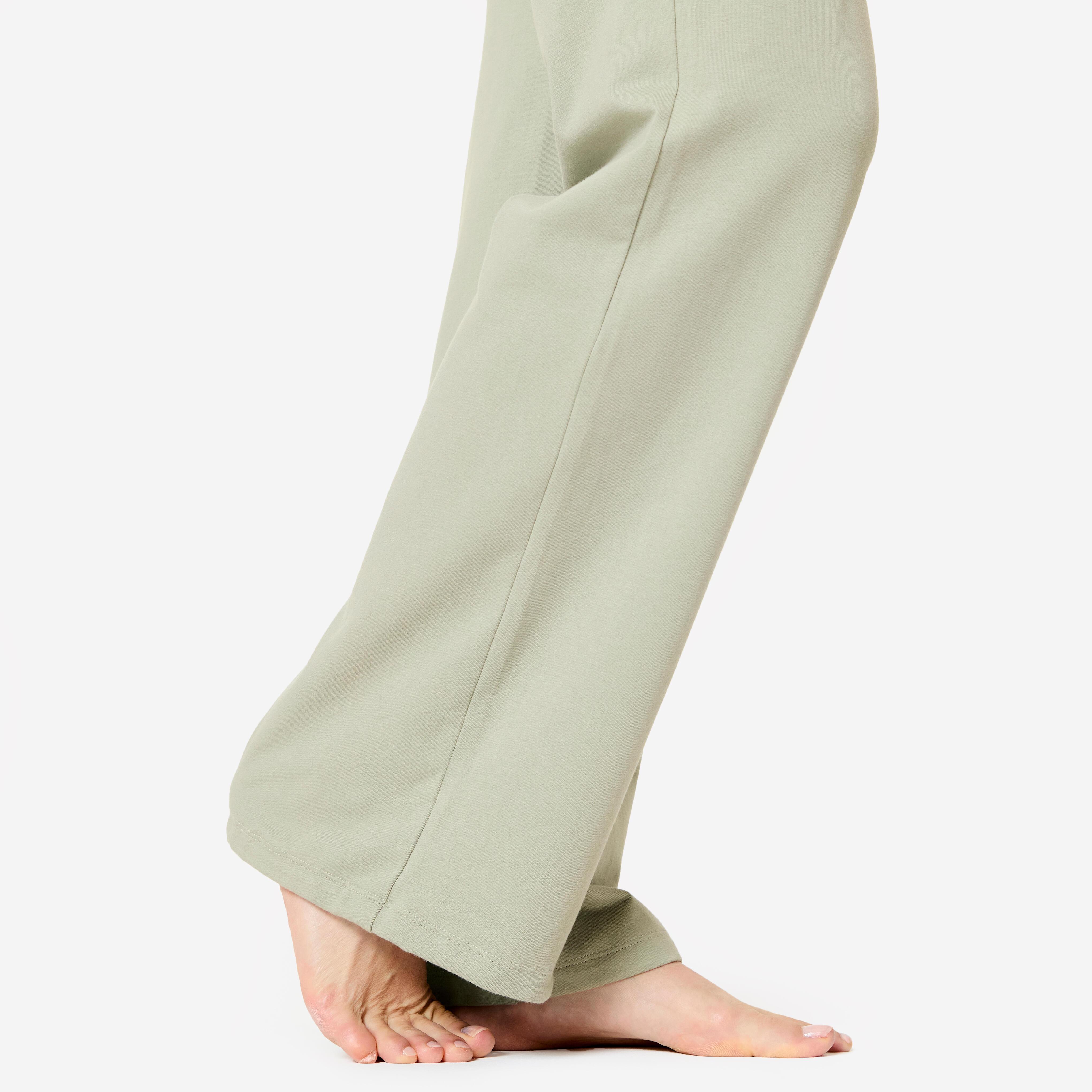 KIMJALY  Pantalon de yoga femme coupe ample coton 