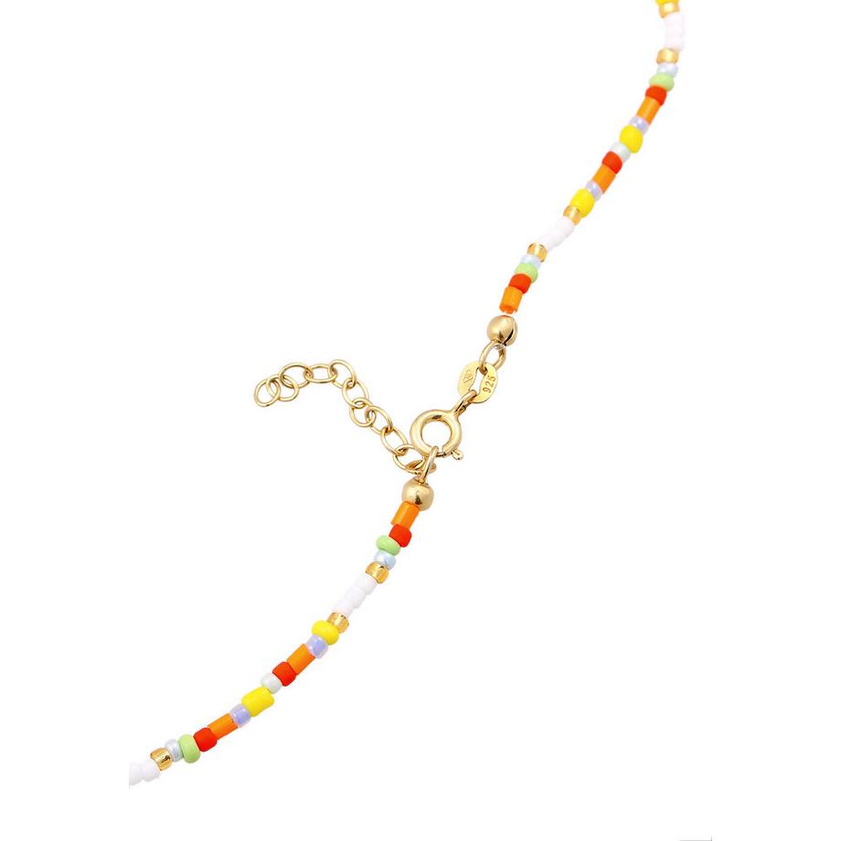 Elli  Halskette Choker Piece Glas Beads Boho Style 