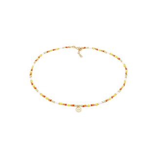 Elli  Halskette Choker Piece Glas Beads Boho Style 