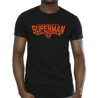 DC COMICS Superman My Hero Since Forever T-Shirt Stampata  