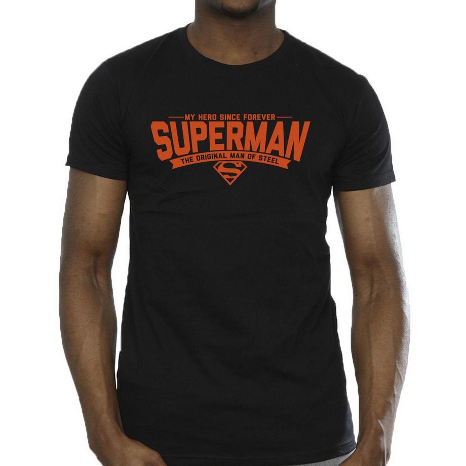 DC COMICS Superman My Hero Since Forever T-Shirt Imprimé  