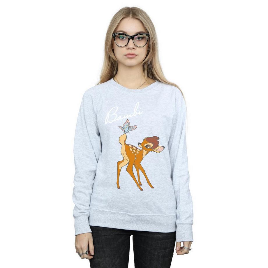 Disney Bambi Grafik Print Sweatshirt  