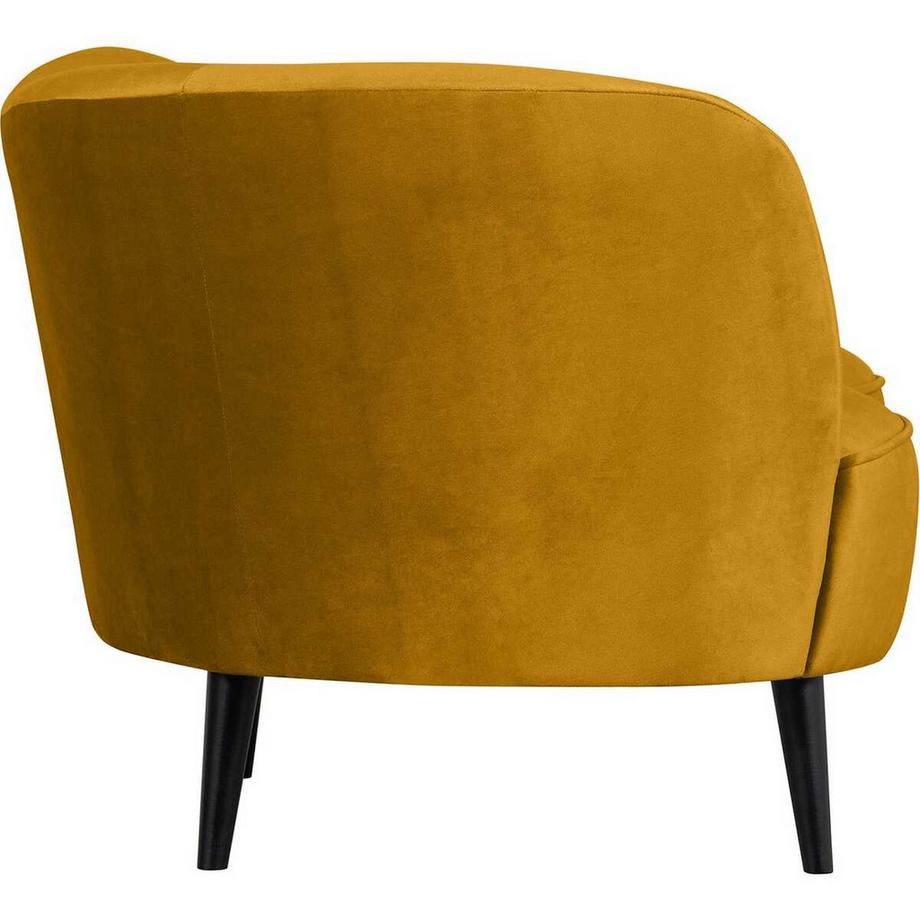 mutoni Fauteuil lounge Sara gauche Velvet ocre  