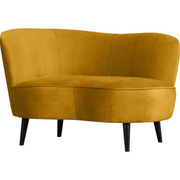Fauteuil lounge Sara gauche Velvet ocre