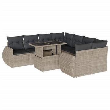 Garten sofagarnitur poly-rattan