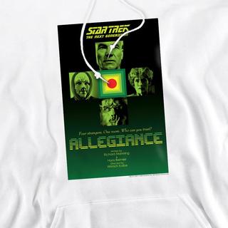 Star Trek The Next Generation Season 3 Episode 18 Felpa con cappuccio  