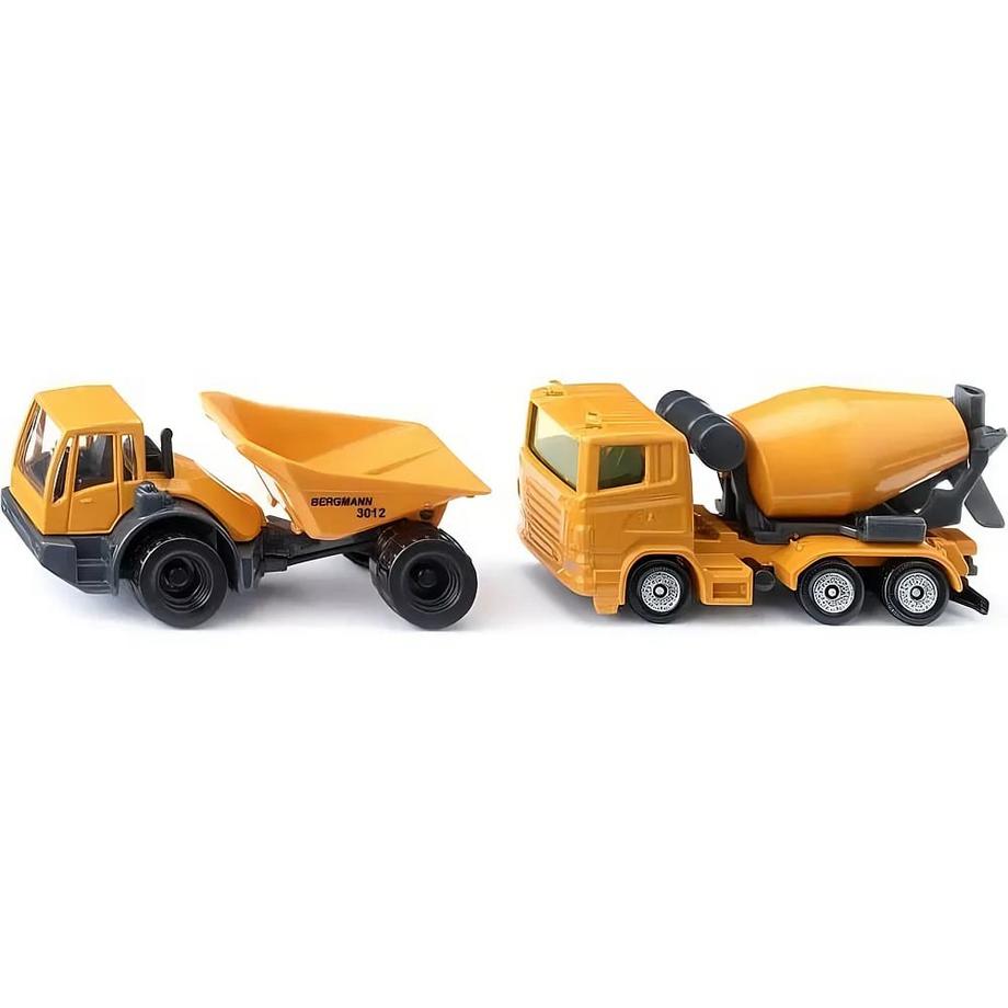 Baustellenset, Dumper und Betonmischer