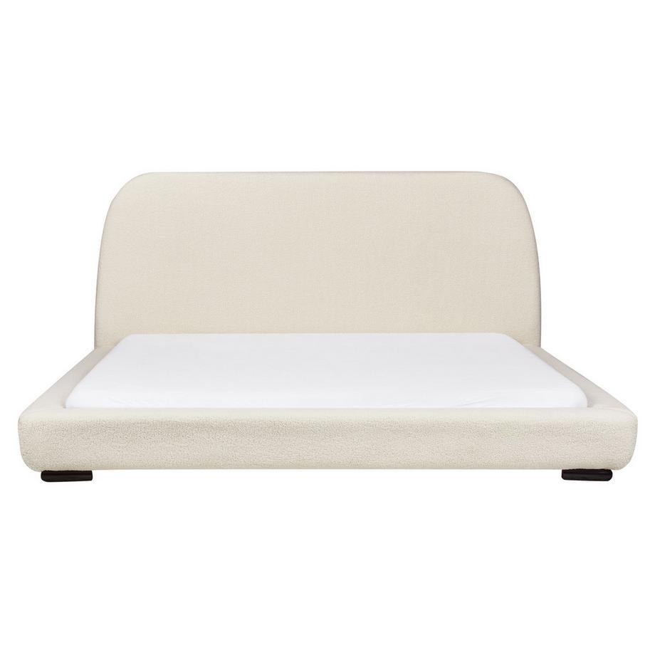 Beliani Letto en Bouclé Classico ROISEL  