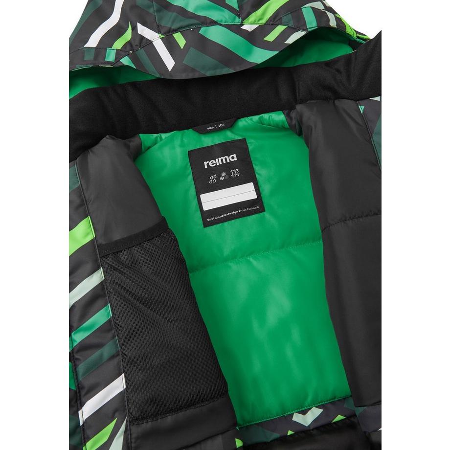 Reima  tec Kinder Skijacke Kairala black/green 