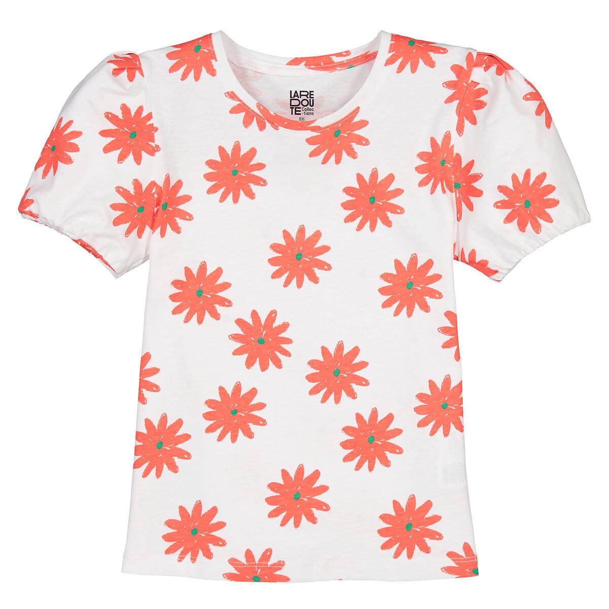 La Redoute Collections  T-shirt col rond imprimé floral 