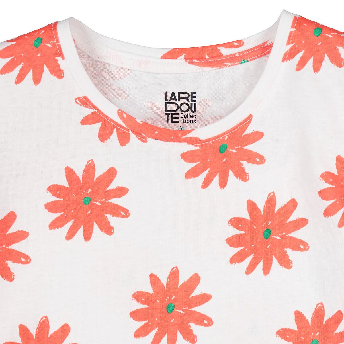 La Redoute Collections  T-shirt col rond imprimé floral 