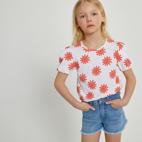 La Redoute Collections  T-shirt col rond imprimé floral 