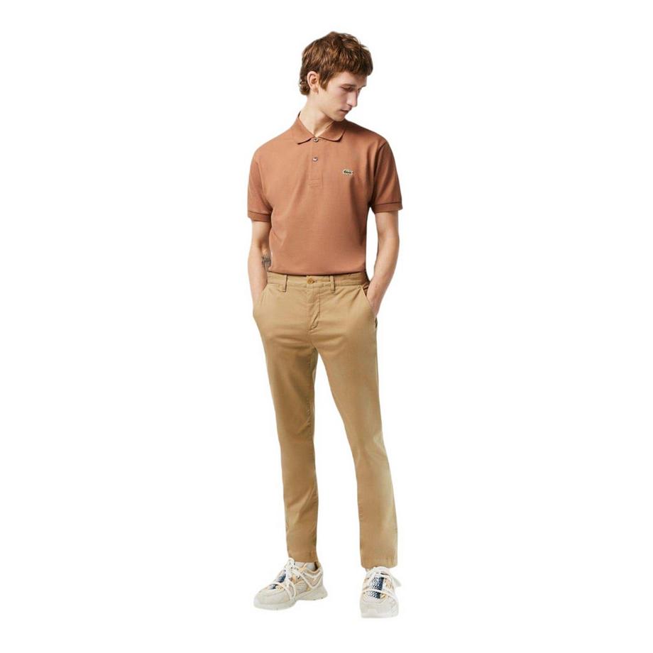 LACOSTE Chino Cotone Organico Aderente  