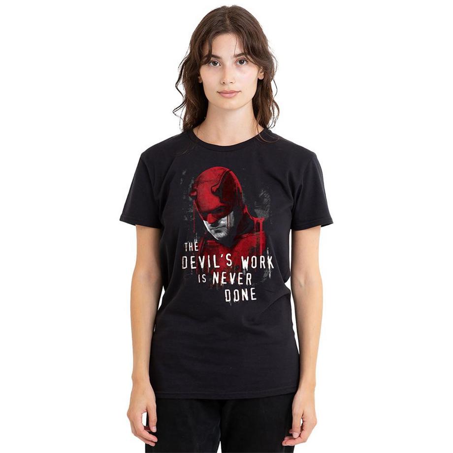 Daredevil  T-ShirtBorn Again The Devil´s Work Is Never Done 
