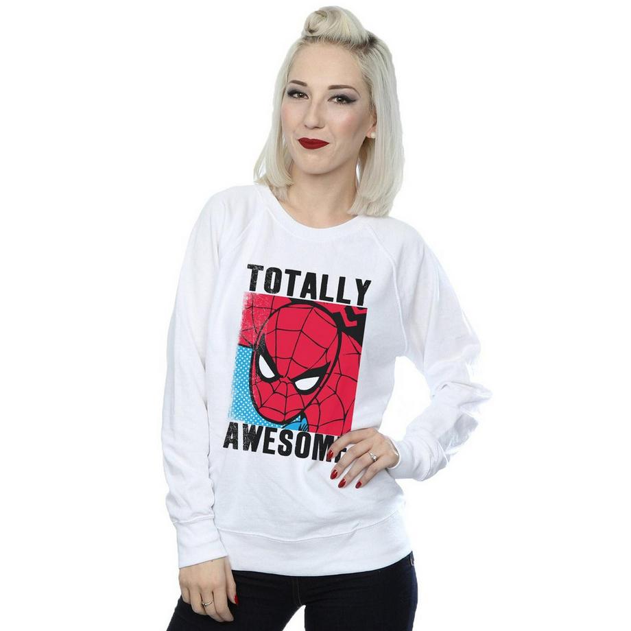 MARVEL Totally Awesome Sweatshirt Imprimé  