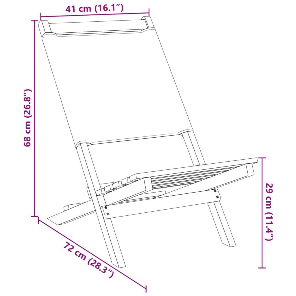 VidaXL Gartenstuhl holz  