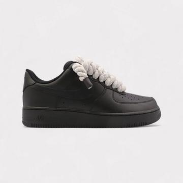 Air Force 1 Black - Rope Lace Black