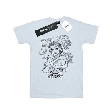 Beauty And The Beast Collage Sketch TShirt
