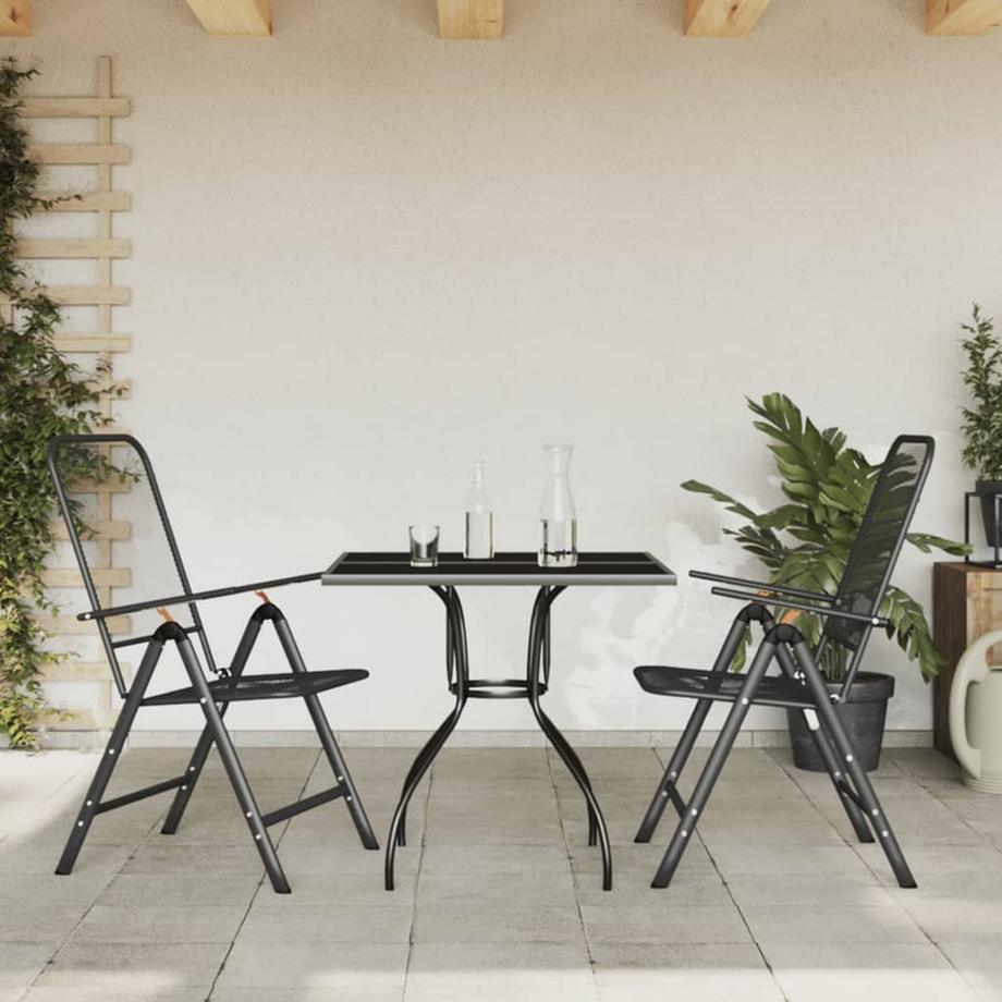 VidaXL Garten essgruppe metall  