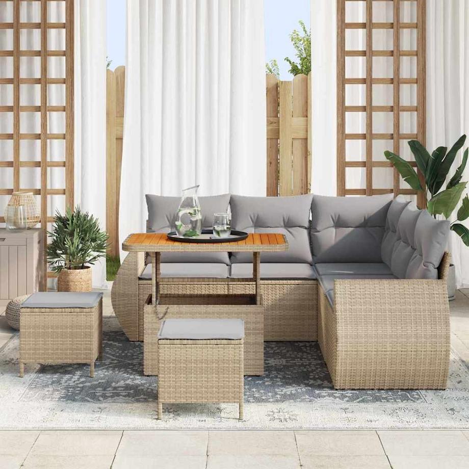VidaXL Gartensofa massivholz akazie  