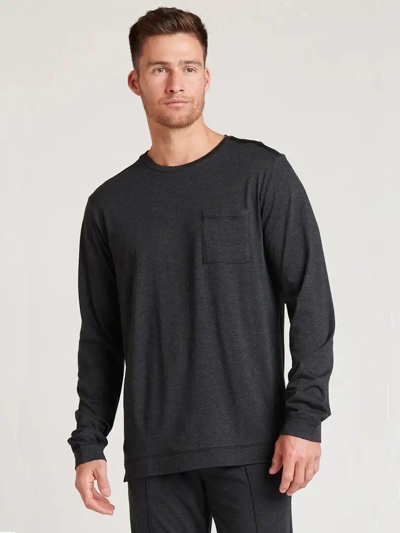 JOCKEY Maglia a Maniche Lunghe Girocollo con Taschino sul Petto  