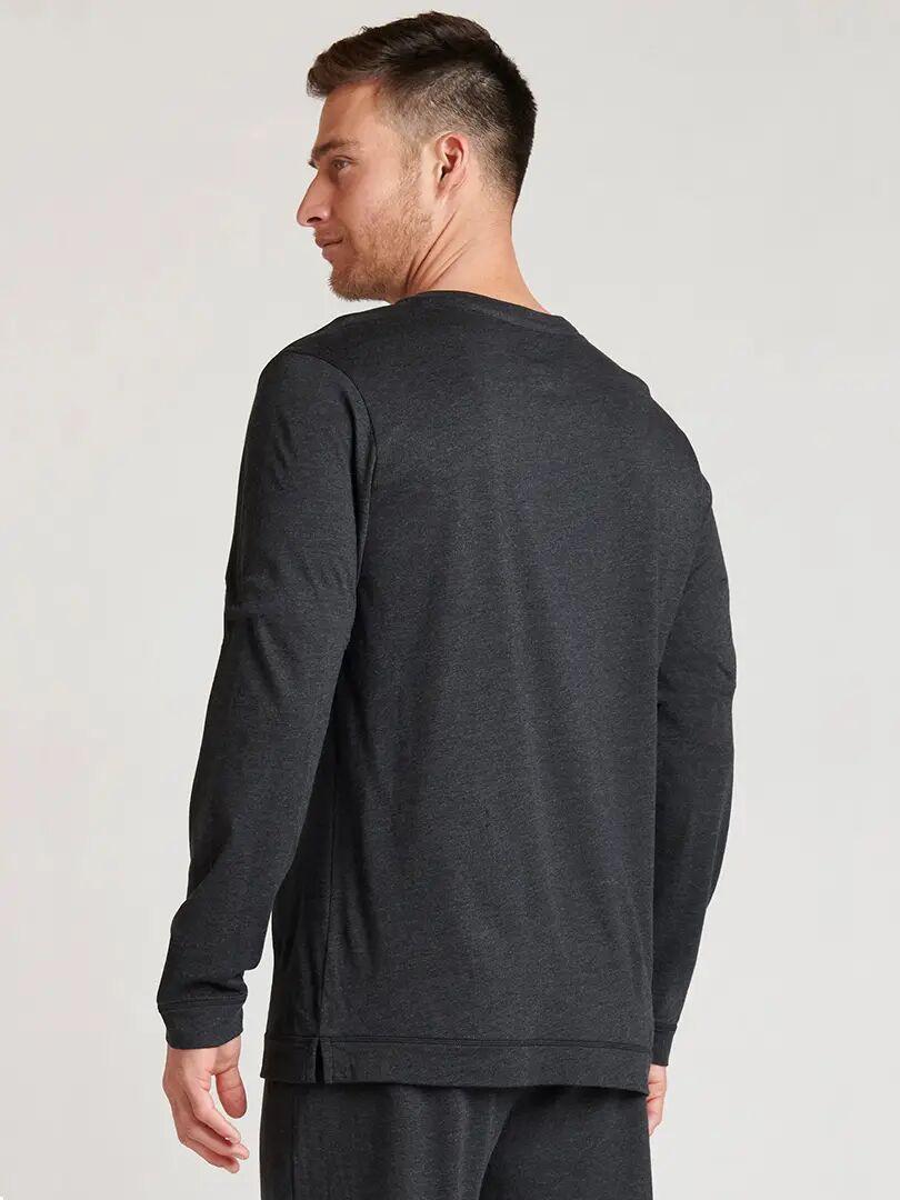 JOCKEY Maglia a Maniche Lunghe Girocollo con Taschino sul Petto  