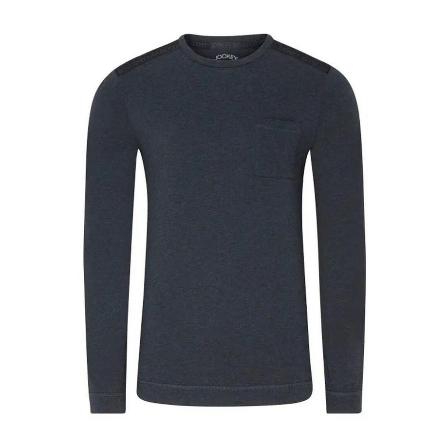 JOCKEY Maglia a Maniche Lunghe Girocollo con Taschino sul Petto  