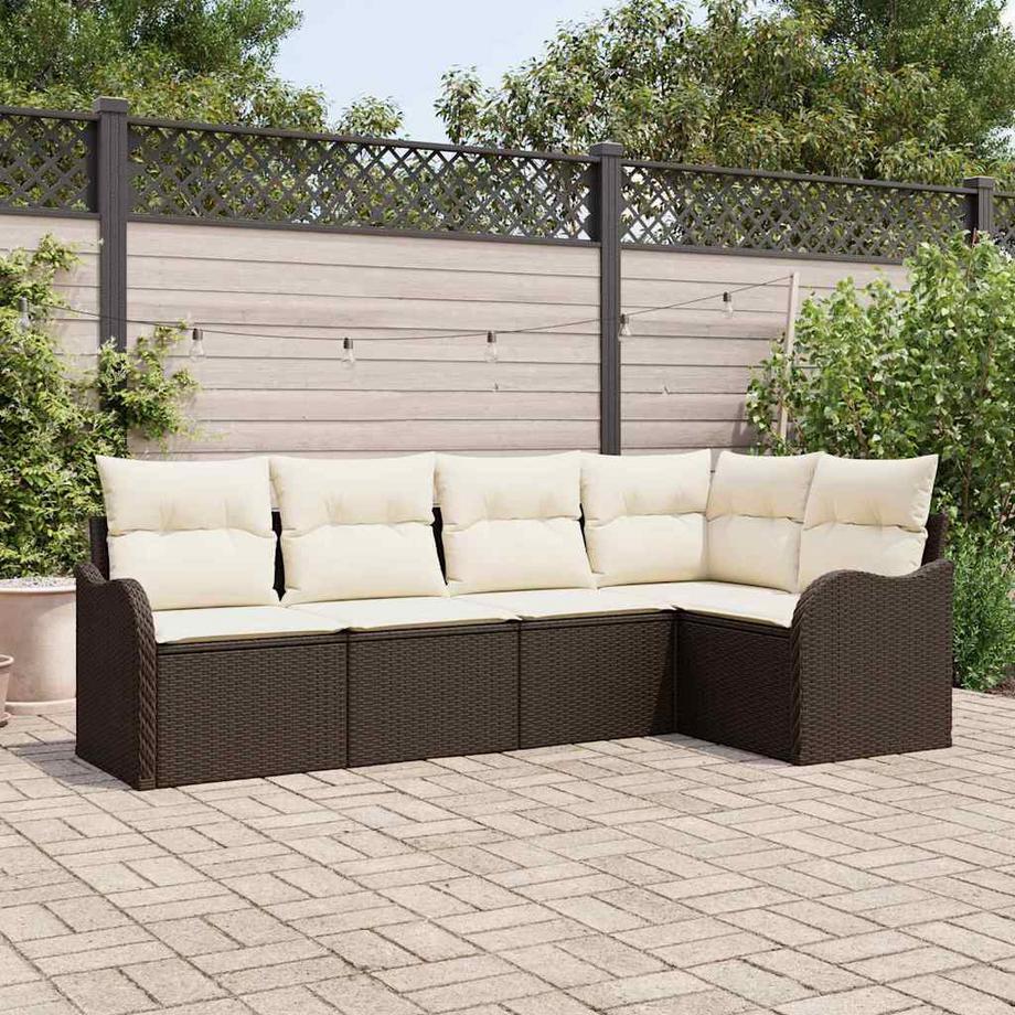 VidaXL Gartensofa-set poly-rattan  