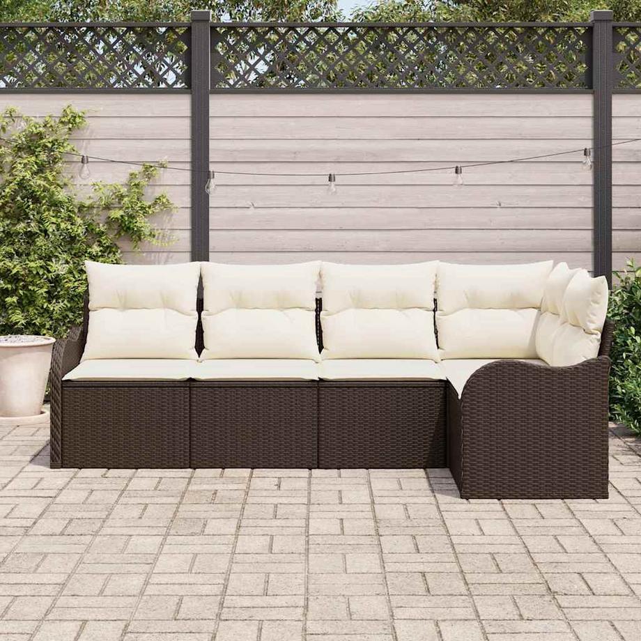 VidaXL Gartensofa-set poly-rattan  
