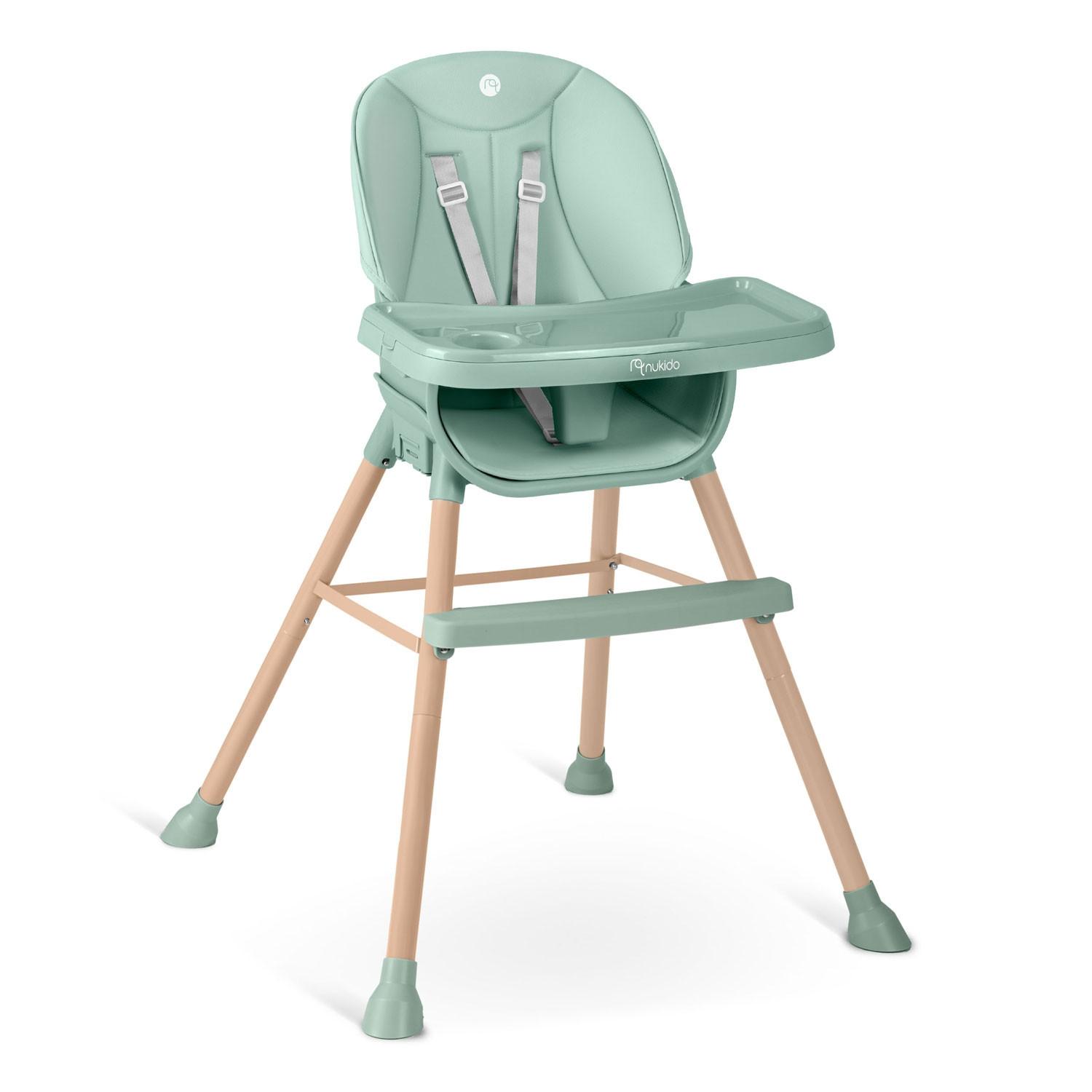 B2X  Chaise d'alimentation Nukido Tilo, verte 