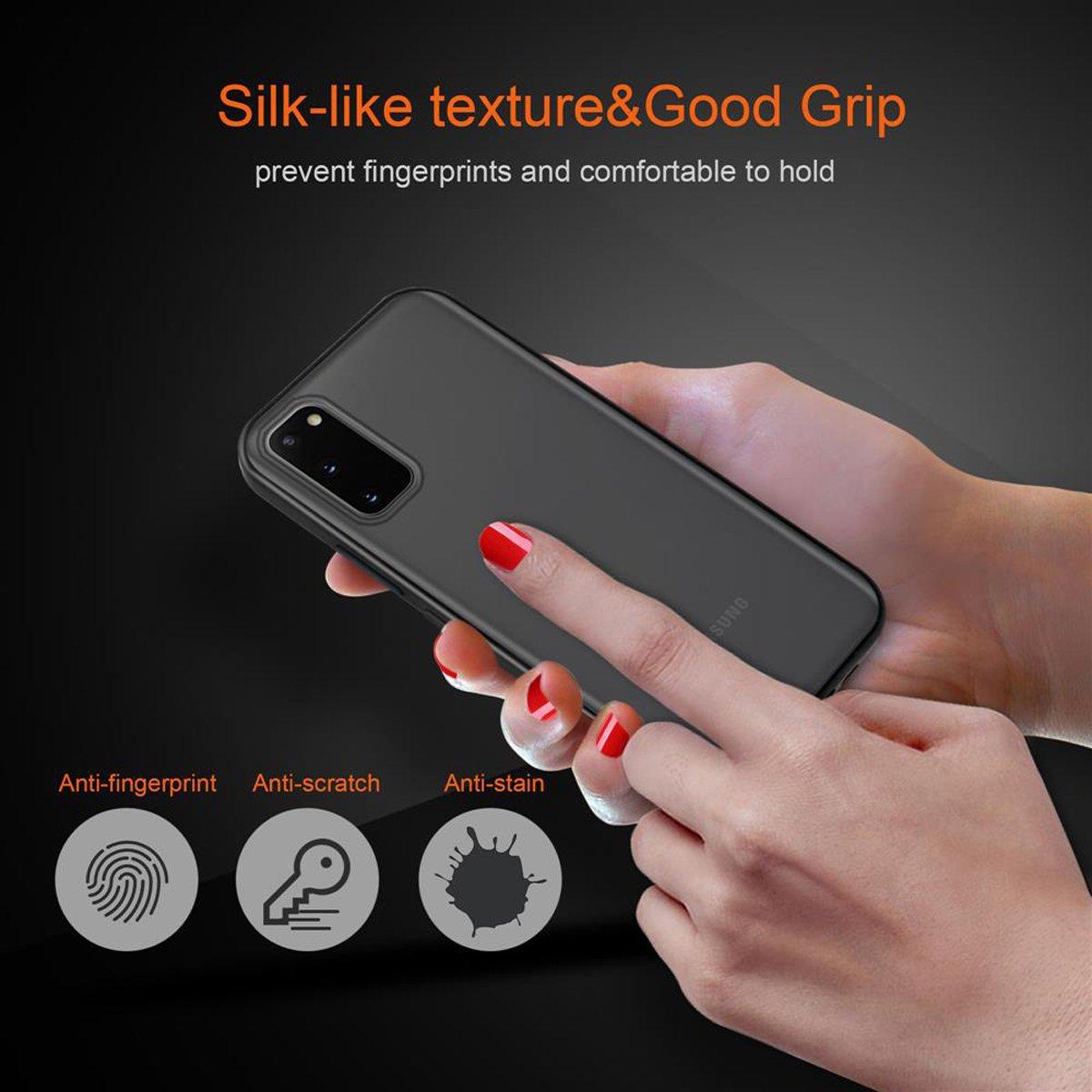 Cadorabo  Housse compatible avec Samsung Galaxy S20 - Coque de protection hybride avec intérieur en silicone TPU et dos en plastique mat 