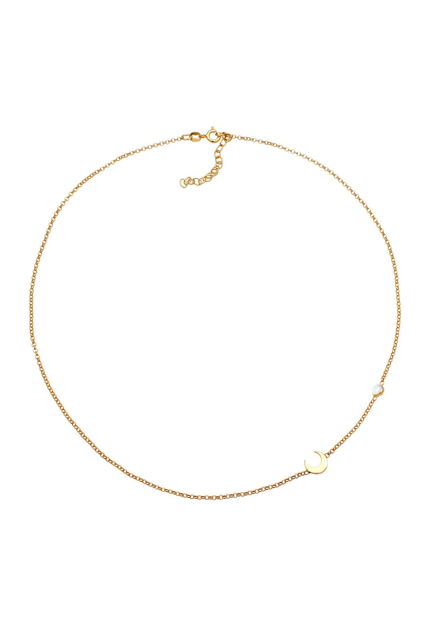 Elli  Halskette Choker Mondstein 