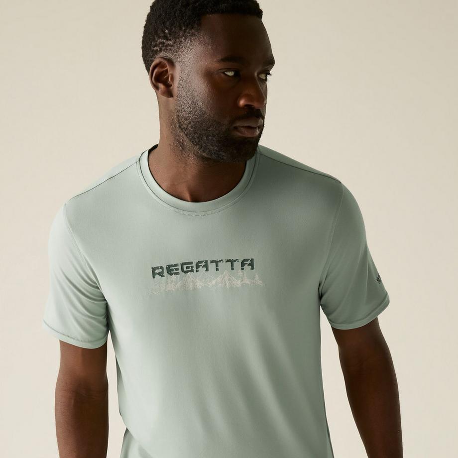 Regatta  T-ShirtExtensible Manches Courtes motif/style Texte 