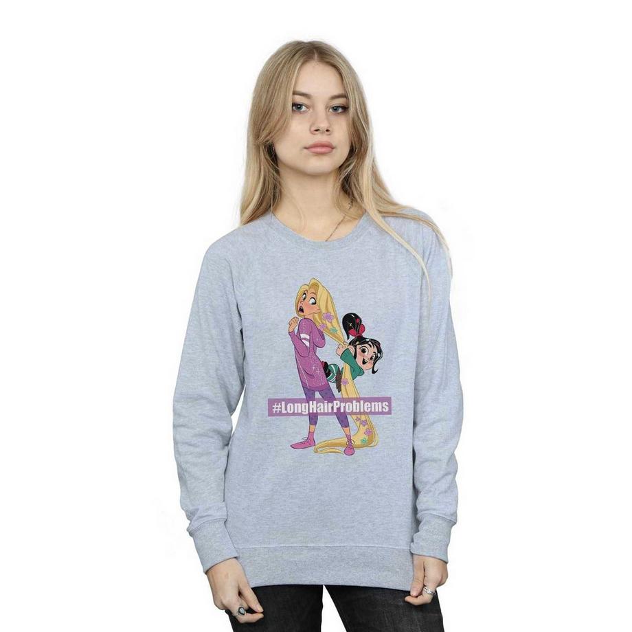 Disney Wreck It Ralph Long Hair Problems Sweatshirt  