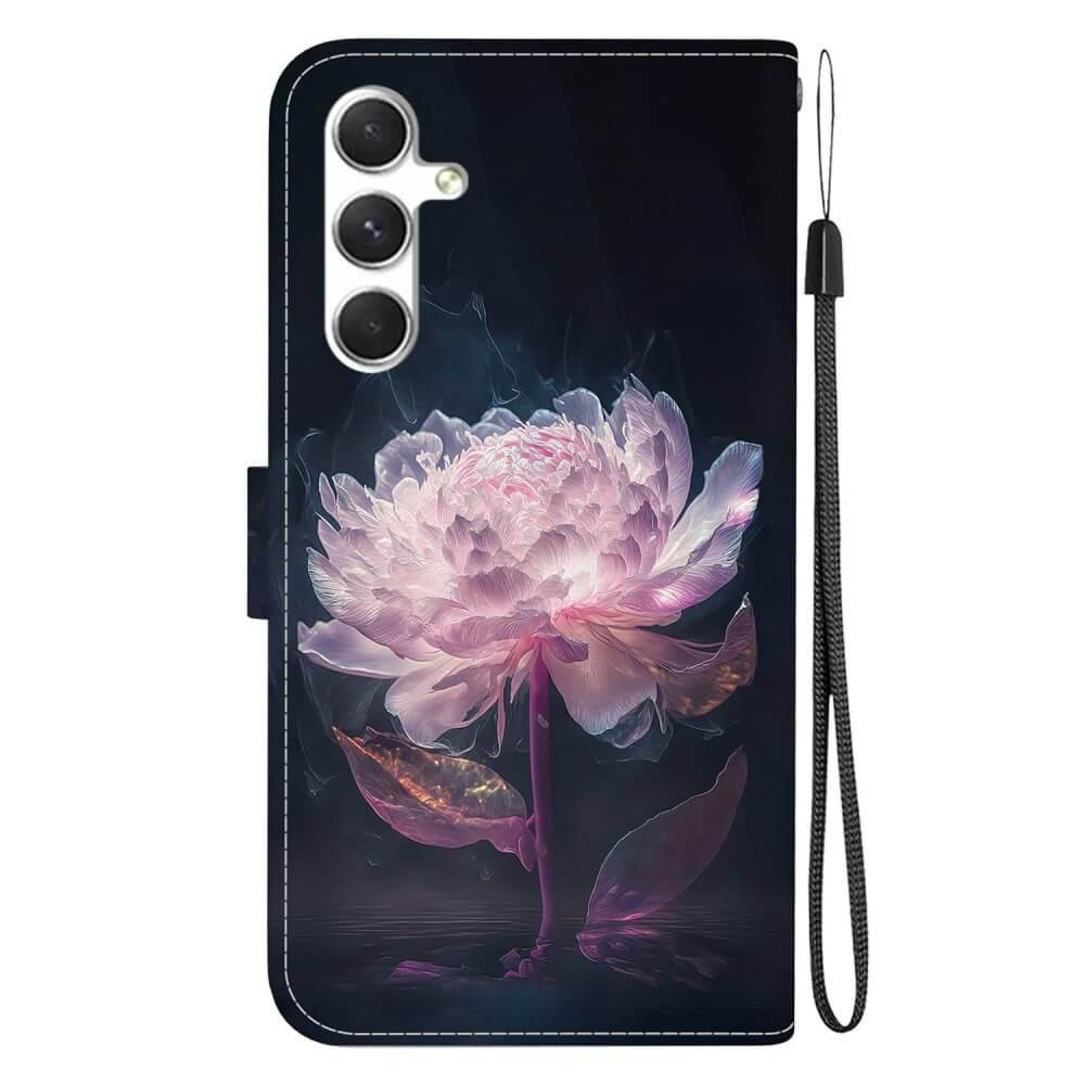 Cover-Discount  Galaxy S25 - Tasche Hülle mit Blüten Motiv 