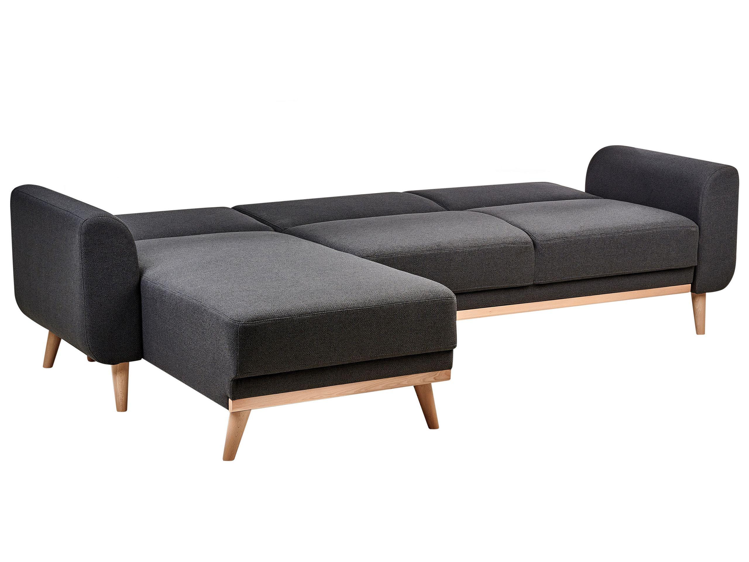 Beliani Ecksofa aus Polyester Modern OLLSTA  