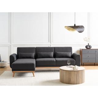 Beliani Ecksofa aus Polyester Modern OLLSTA  