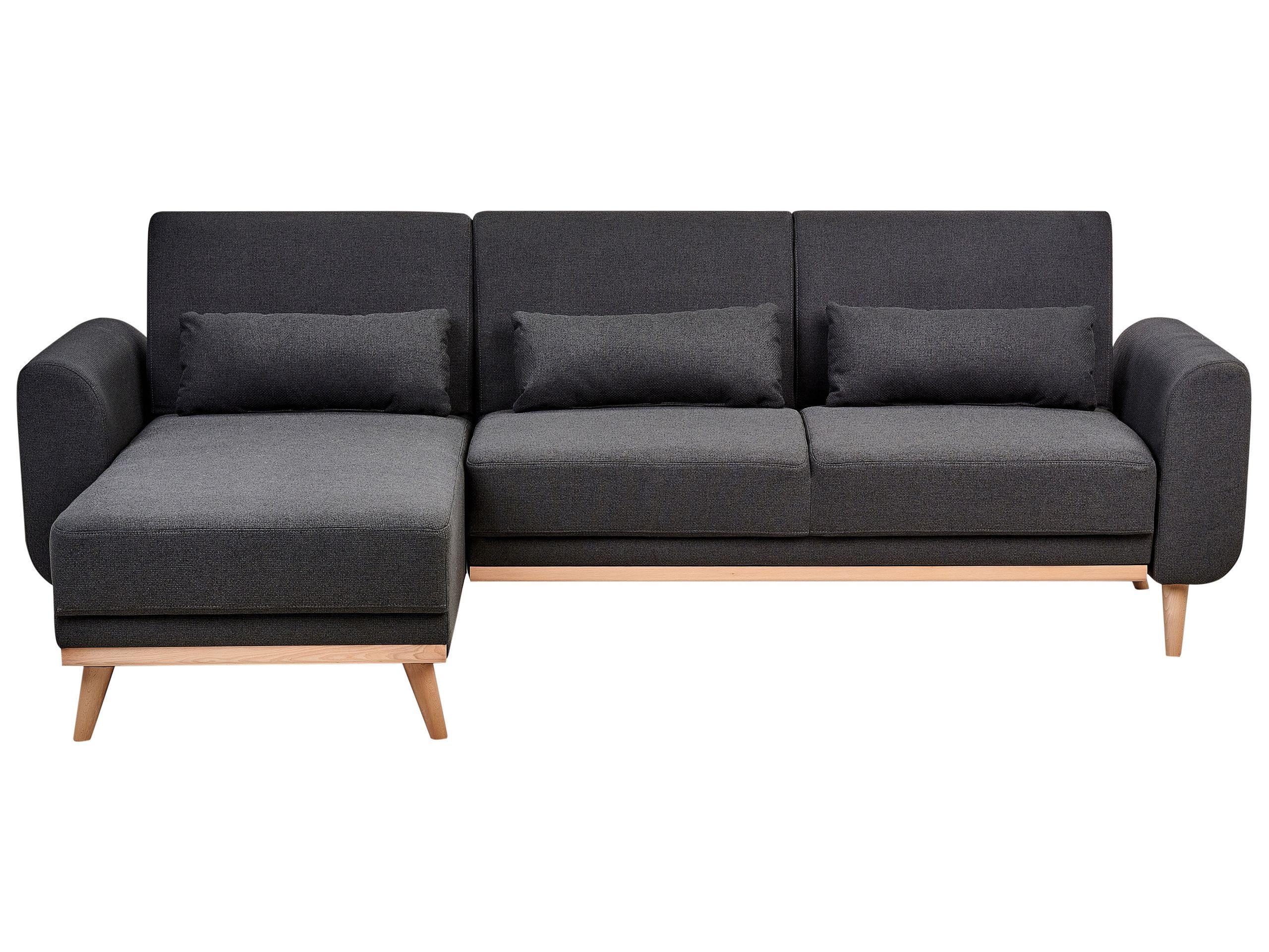 Beliani Ecksofa aus Polyester Modern OLLSTA  