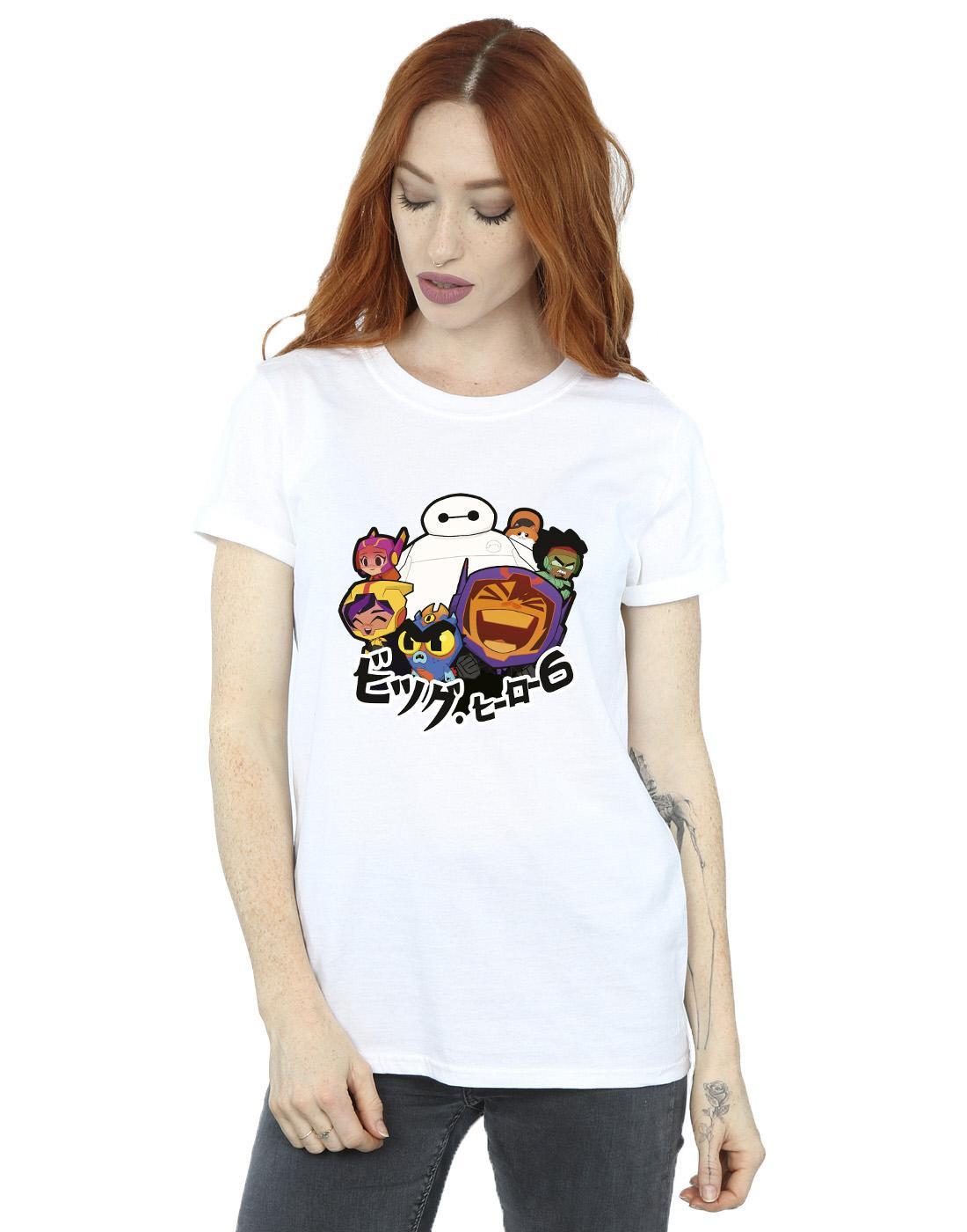 Disney  Big Hero 6 Baymax Group Manga TShirt 