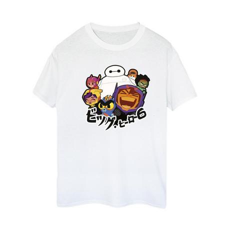 Disney  Big Hero 6 Baymax Group Manga TShirt 