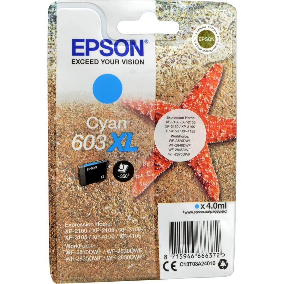 EPSON  603XL - ciano 