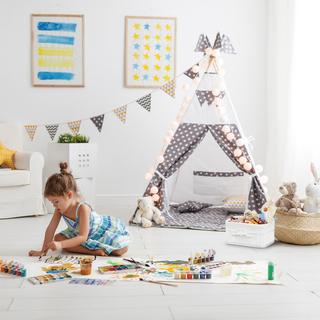 Northix Set di 3 cestini portaoggetti in bambù  