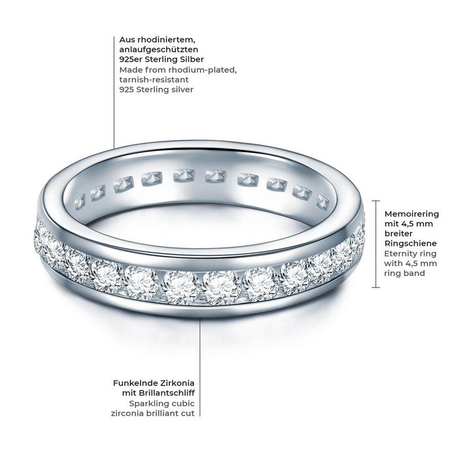 Rafaela Donata  Ring Sterling Silber Zirkonia weiß 