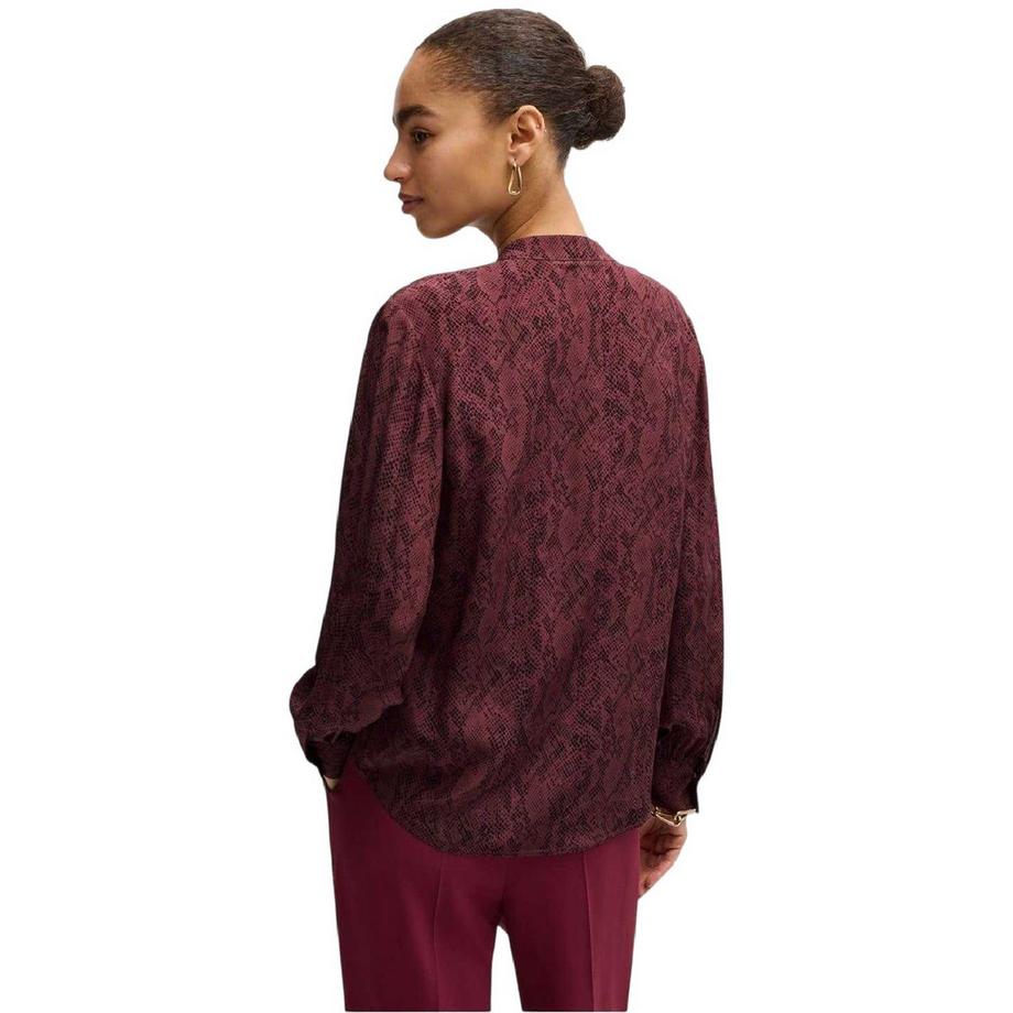 BOSS  Blouse Manches Longues Motiftyle Imprimé Serpent 