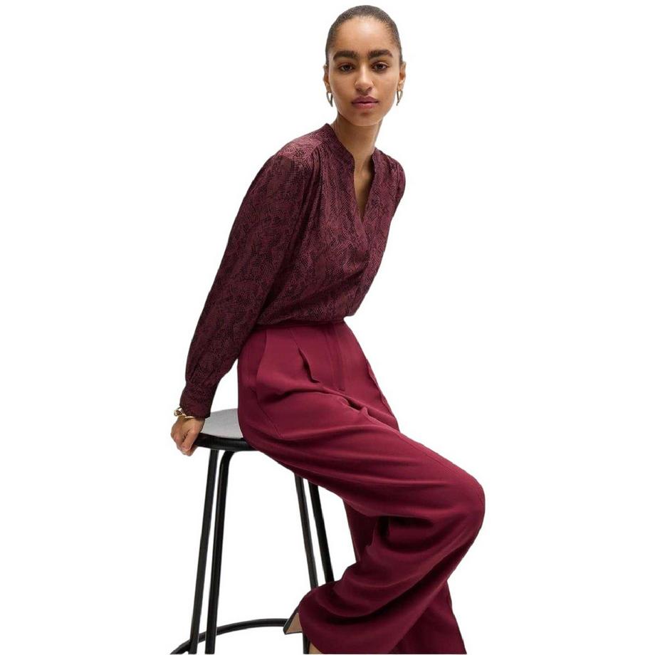 BOSS  Blouse Manches Longues Motiftyle Imprimé Serpent 
