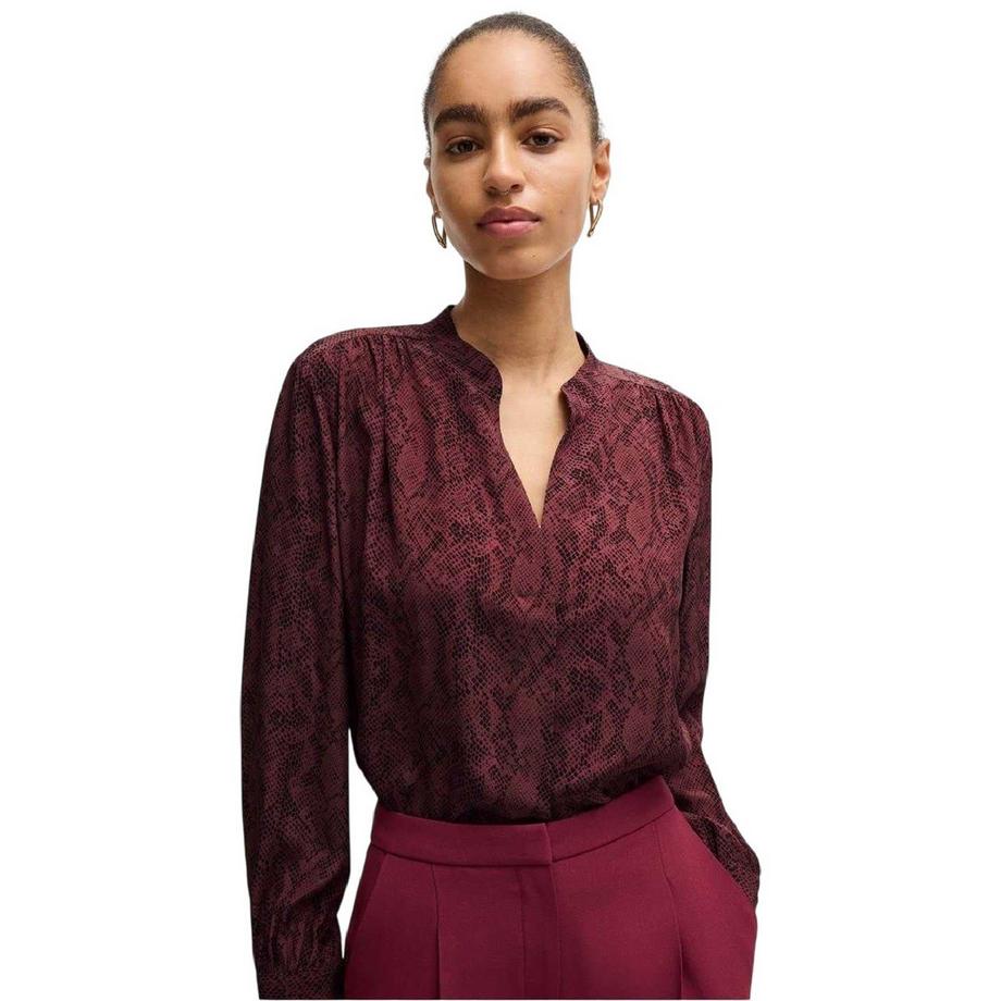 BOSS  Blouse Manches Longues Motiftyle Imprimé Serpent 