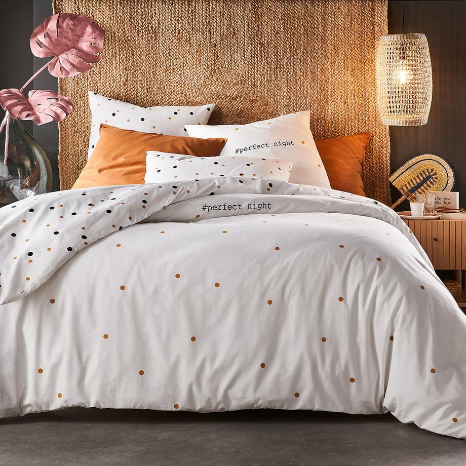 La Redoute Intérieurs Drap Housse Perfect Night à Pois  