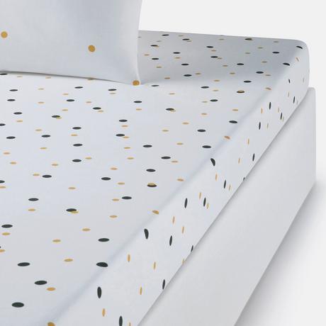 La Redoute Intérieurs Lenzuolo con Angoli Perfect Night a Pois  